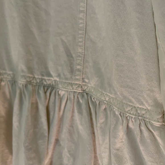 Madewell Peplum Blouse, white flowy top EUC - Picture 10 of 10